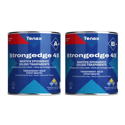 Tenax StrongEdge 45 A&B Knife-Grade Clear Epoxy for Stone  High Strength, Polishable, VOC Compliant