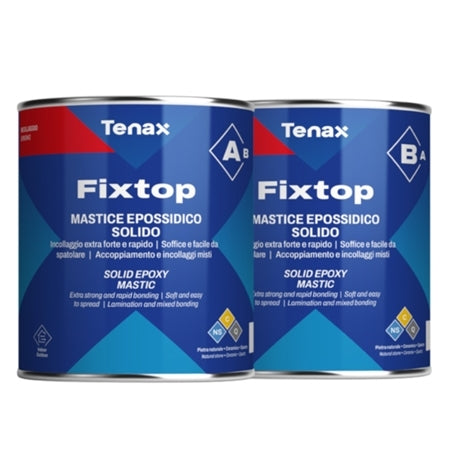Tenax Fixtop A&B 1+1 Liter Two-Part Stone Epoxy Adhesive