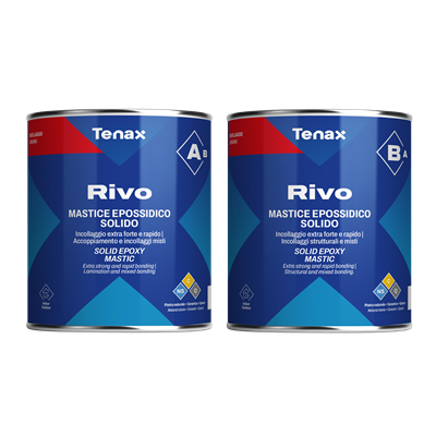 Tenax Rivo A&B Knife-Grade Epoxy for Stone High Strength, Indoor/Outdoor, VOC Compliant