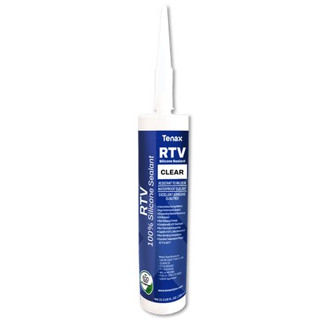 Tenax RTV Silicone Sealant Clear 305 ML for Stone Installation