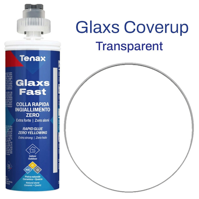 Tenax Glaxs Fast Cartridge Adhesive 215 ML - Transparent