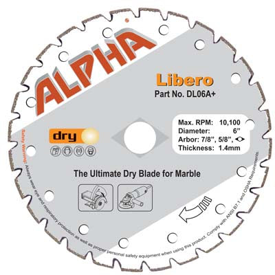 Alpha Libero The Ultimate Dry Blade for Marble