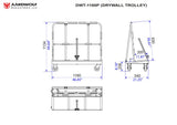 Aardwolf DWT-1180P Drywall Trolley