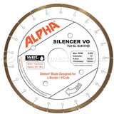 Alpha Pro Tools Silencer III 10 Inch Dekton Poseidon Bridge Saw Blade