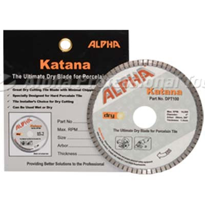 Alpha Katana The Ultimate Dry Blade for all Tiles