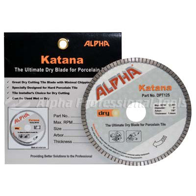 Alpha Katana The Ultimate Dry Blade for all Tiles