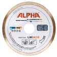 Alpha Crossville Laminam 4-3/8 Blade Recommended Blade for Cutting Laminam