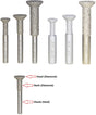 Ocean Diamond APEXX Brazed T-31 Anchor Bits for Stone CNC