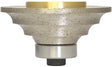 APEXX Continuous-Rim Router Bits Shape B+B (Triple Waterfalls) Brass-Core Router Bits