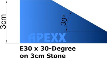 APEXX™ Segmented Pos.0 Router Bits Hollywood Bevel (30° Bevel) Segmented Router Bits