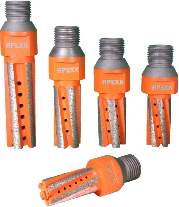 APEXX Orange High-Speed CNC Finger Bits