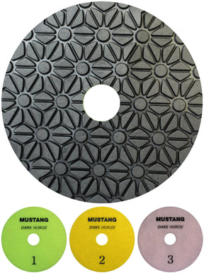 MUSTANG DARK HORSE 3-Step Polishing Pads