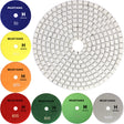 Ocean Diamond Mustang-H 7-Step Polishing Pads 4 Inch for Granite