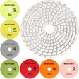 Ocean Diamond Mustang-Q 7-Step Polishing Pads 4 Inch for Quartz