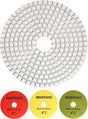 Ocean Diamond Mustang 3-Step Polishing Pads 4 Inch for Stone