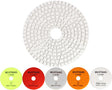 Ocean Diamond Mustang Star 5-Step Polishing Pads 4 Inch for Stone