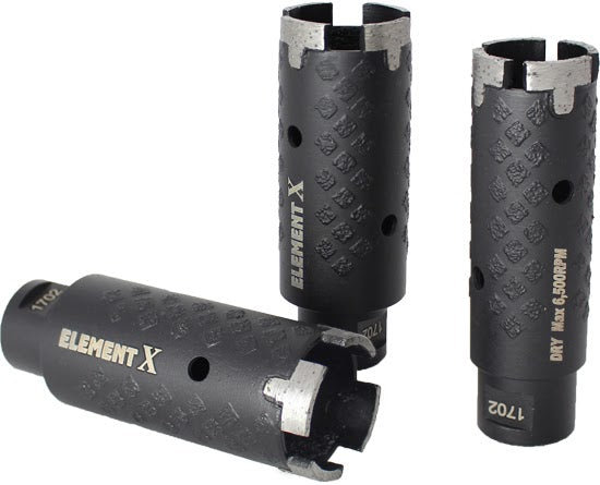 ELEMENT-X Dry/Wet Core Bits