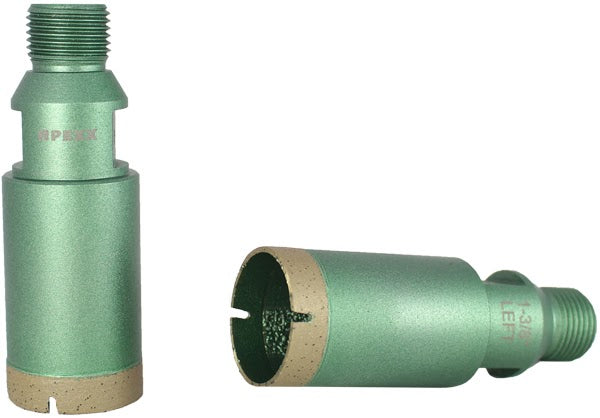 APEXX Reverse-Thread Thin-wall CNC Core Bits w/ Inside Diamond Protection