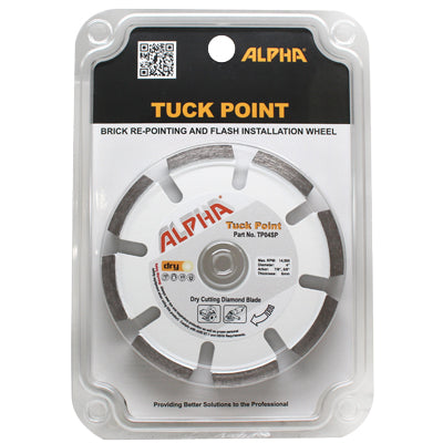 Alpha Tuck Point 4" High Performance Dry Blade for Tuck Pointing