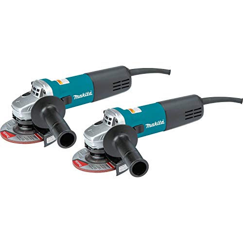 4-1/2" Angle Grinder, 7.5 AMP, 11,000 RPM, 5/8"-11, AC/DC, no lock-...