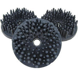Tenax 300L Grit 4 Stone Leathering Brush - side view