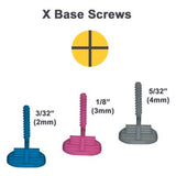 EZ Click Leveling Cap-50pcs Next-Generation Screw-based Tile Leveling System