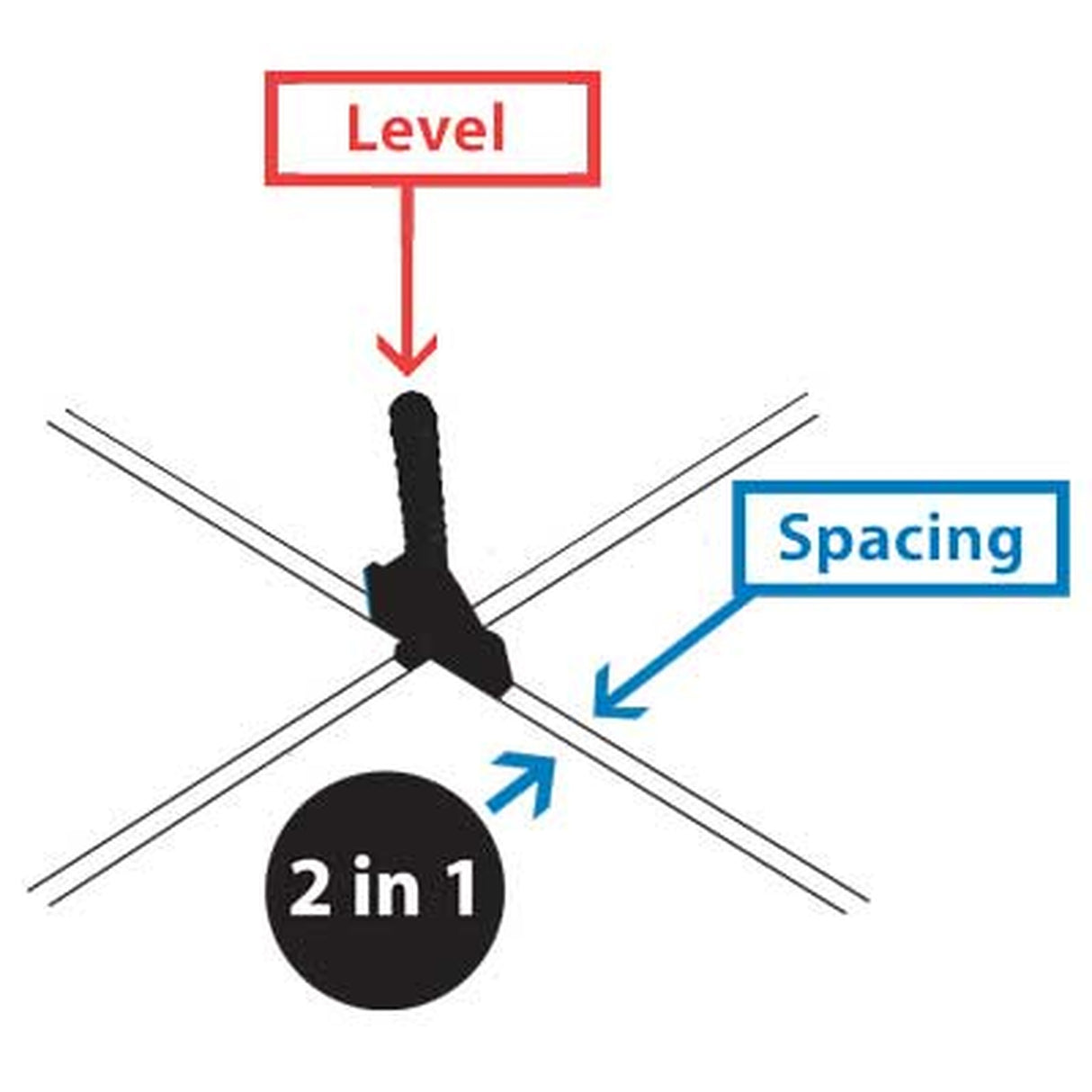 EZ Click Leveling Cap-50pcs Next-Generation Screw-based Tile Leveling System