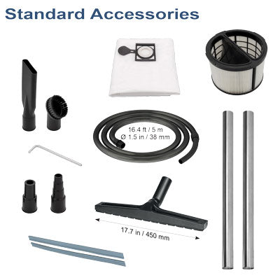 HEPA Wet/Dry Vacuum Safely Extracts Harmful Dust Directly from the Tool