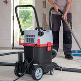 HEPA Wet/Dry Vacuum Safely Extracts Harmful Dust Directly from the Tool