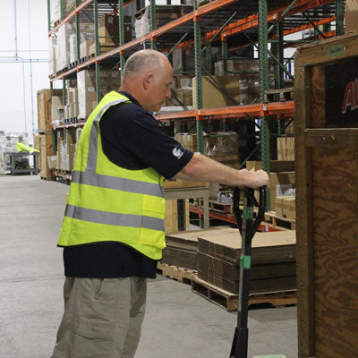 Alpha Professional Tools Safety Vest Hi-Vis for Stone Fabrication