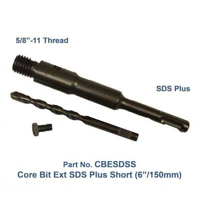Core Bit Extender 4" 5/8"-11