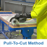 PWC-658 Pneumatic Wet Cutter 6" 5/8 The Ultimate Work Horse for Stone Fabricators