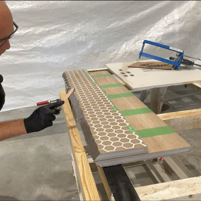 Akemi Mixing Nozzle 400ml/265 ml cartridges - in use