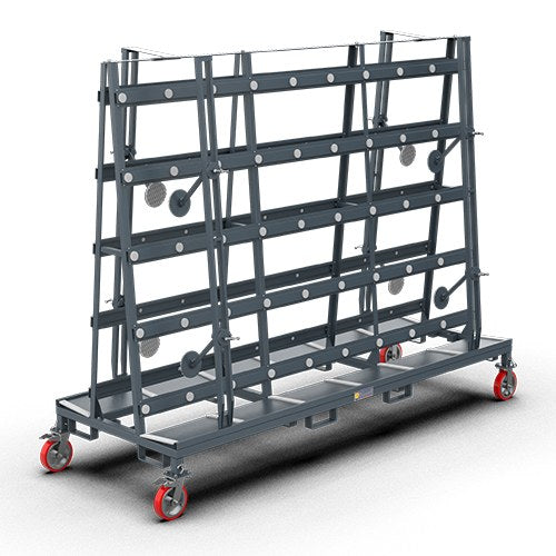 Abaco Oversized Glass Transport Cart