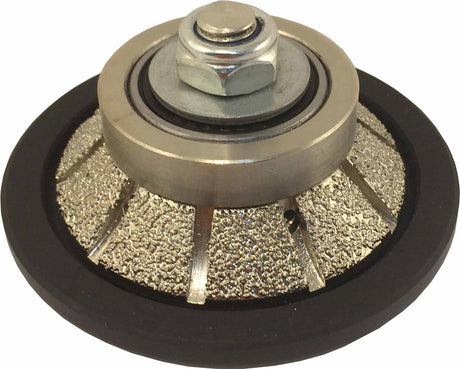 Weha E-Bevel Vacuum Brazed Diamond Profiler Router Bit for Granite Edge Beveling - side view