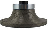 Weha OMA B Demi Bullnose Continuous Rim Diamond Router Bit for Granite Countertops - in use