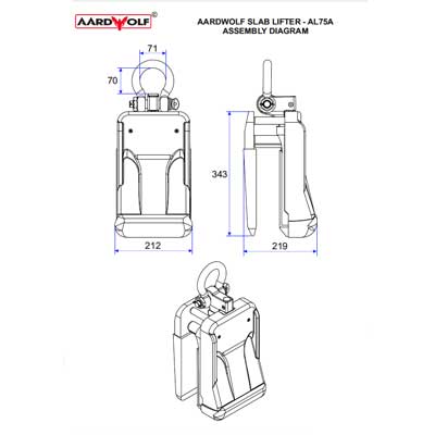 Aardwolf AL Series Lifters with Rollers (AL20R–AL75AR)