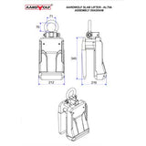 Aardwolf AL Series Lifters with Rollers (AL20R–AL75AR)