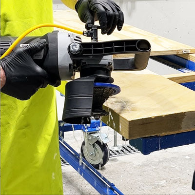 Alpha Quad-W Adapter — for Wet Edge Polishing (Aluminum &amp; Carbon Plated Steel)