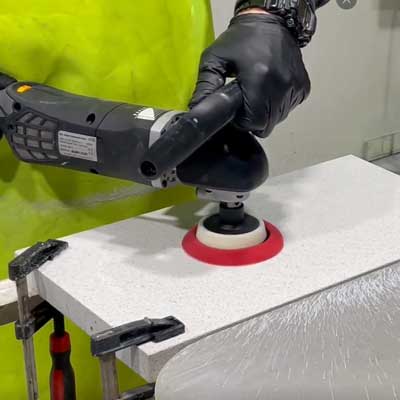 Alpha Diamond Face Foam Polishing Pads for Granite and Marble