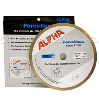 Alpha Porcellana for Portable Rail Saw The Ultimate Wet Blade for Porcelain Tile