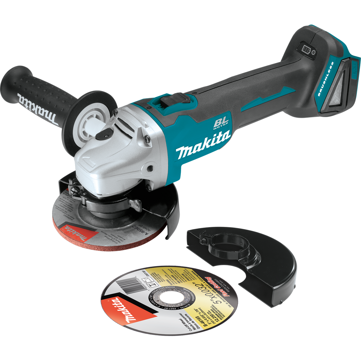 Makita 18V LXT® Brushless 4‑1/2” / 5" Cut‑Off/Angle Grinder — Tool Only (XAG04Z)