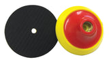 Thick Yellow Foam Hook C Loop Flexible 5/8" Back Up Pads for Sandpaper