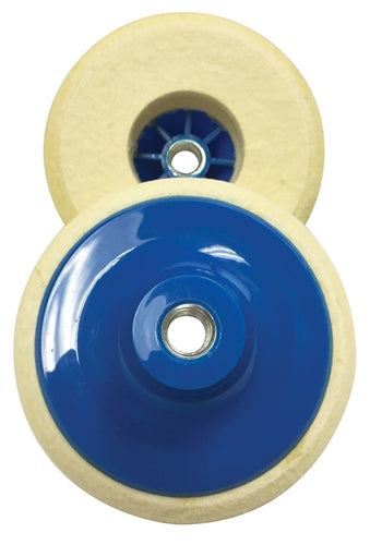 Weha 5 inch x 5/8-11 Medium Density Backer Pad for Polishing - close-up detail