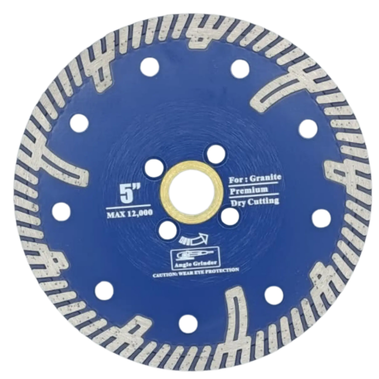 5" Turbo Blade with Protection In Blue Color	..	..