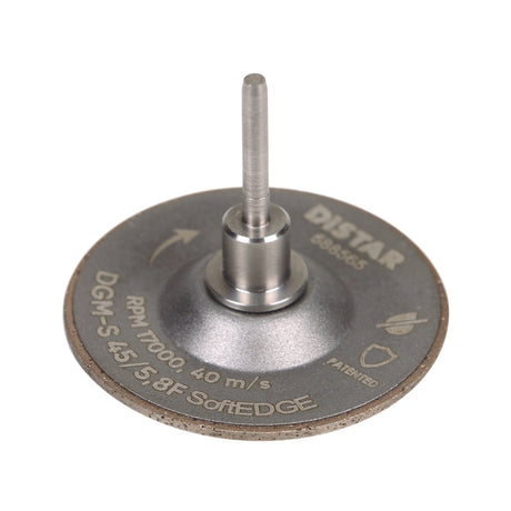 DiStar SoftEDGE grinding result on porcelain