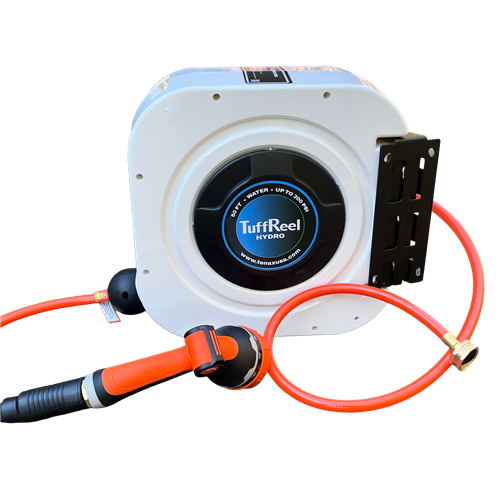 Tenax TuffReel Hydro 50 FT Retractable Water Hose Reel