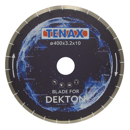 Tenax Dekton Diamond Bridge Saw Blade for Ultra-Compact Surfaces - in use