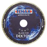 Tenax Dekton Diamond Bridge Saw Blade for Ultra-Compact Surfaces - side view
