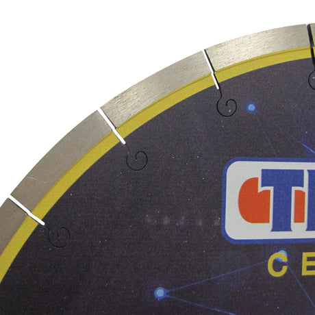 Tenax Ceramic & Porcelain 12" Bridge Saw Blade — Wet-Cut Sintered Stone, Porcelain & Dekton